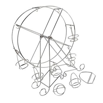 8 poharas Forgó Ferris Wheel Süteményállvány – Muffinállvány DIY sütéshez
