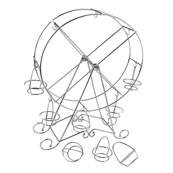 8 poharas Forgó Ferris Wheel Süteményállvány – Muffinállvány DIY sütéshez