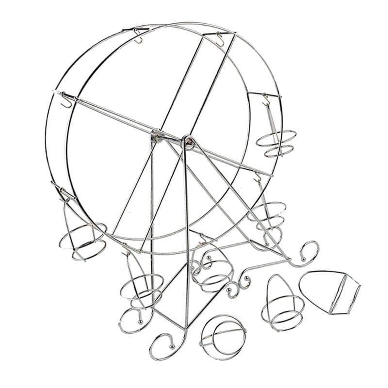 8 poharas Forgó Ferris Wheel Süteményállvány – Muffinállvány DIY sütéshez