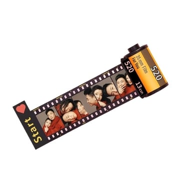 Album DIY cu bandă de film personalizată — cadou de ziua de naștere și absolvire