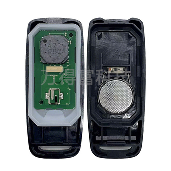 Cheie de telecomandă aftermarket pentru Honda K1Z motocicletă, cip ID47, 433 MHz, negru și alb, cu două taste.