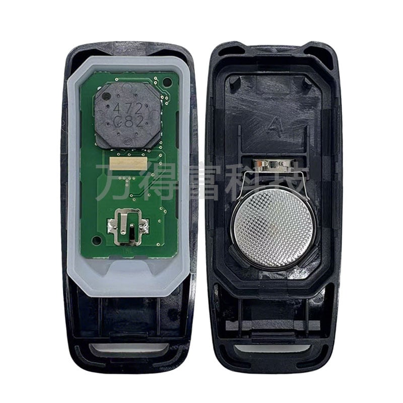 Cheie de telecomandă aftermarket pentru Honda K1Z motocicletă, cip ID47, 433 MHz, negru și alb, cu două taste.