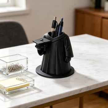 Suport pixuri 3D imprimat în formă de rochie de absolvire, decor pentru casă, cadou