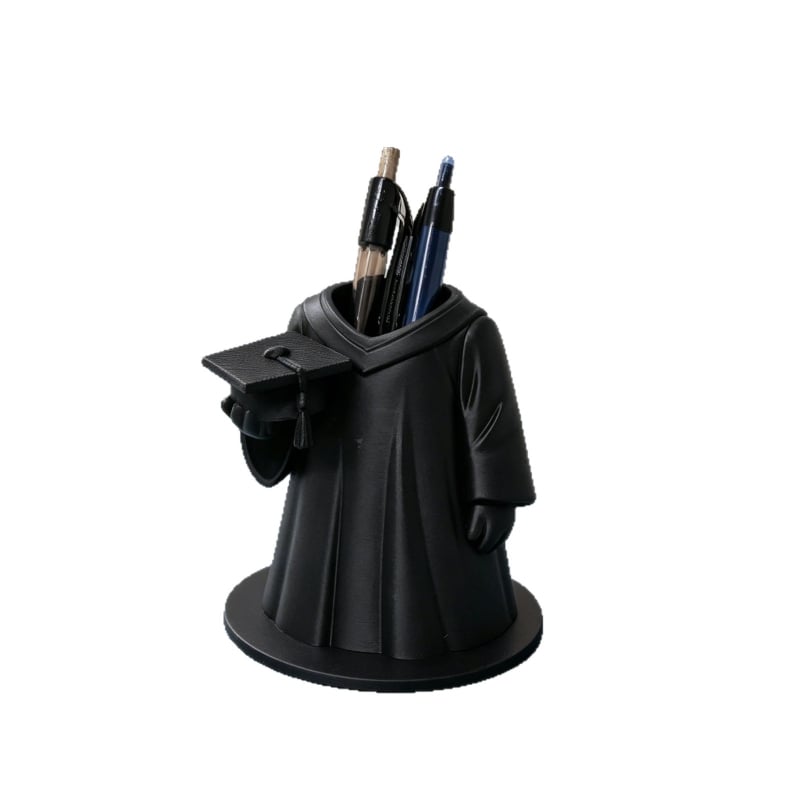 Suport pixuri 3D imprimat în formă de rochie de absolvire, decor pentru casă, cadou
