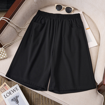 Pantaloni Capri pentru femei, mărime plus, stil coreean, croi lejer, vară 2025, cod K6722