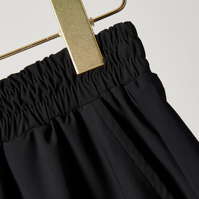 Pantaloni evazați pentru femei, vară, plus size, Ice Silk uscare rapidă, talie reglabilă, lungi și 3/4, K6777