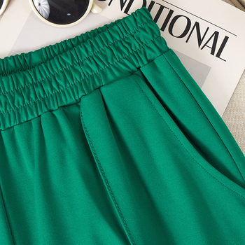 Pantaloni capri pentru femei în mărime plus, vară K6173