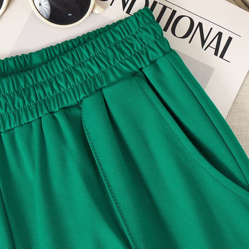 Pantaloni capri pentru femei în mărime plus, vară K6173