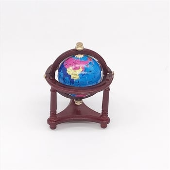 1:12 Miniatura de casă de păpuși – mobilier și decorațiuni pentru birou și sufragerie, minge tricoloră