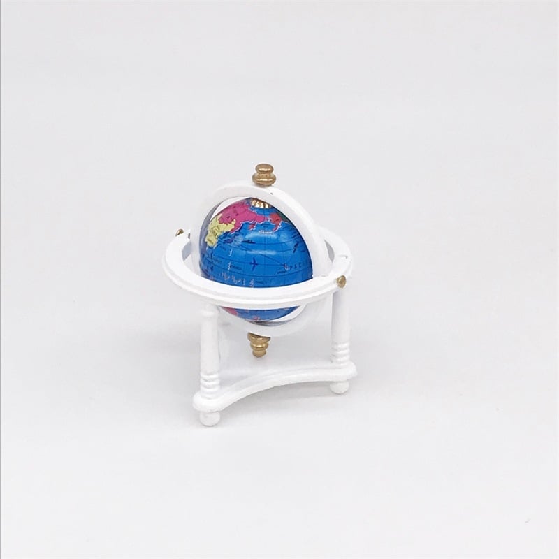 1:12 Miniatura de casă de păpuși – mobilier și decorațiuni pentru birou și sufragerie, minge tricoloră