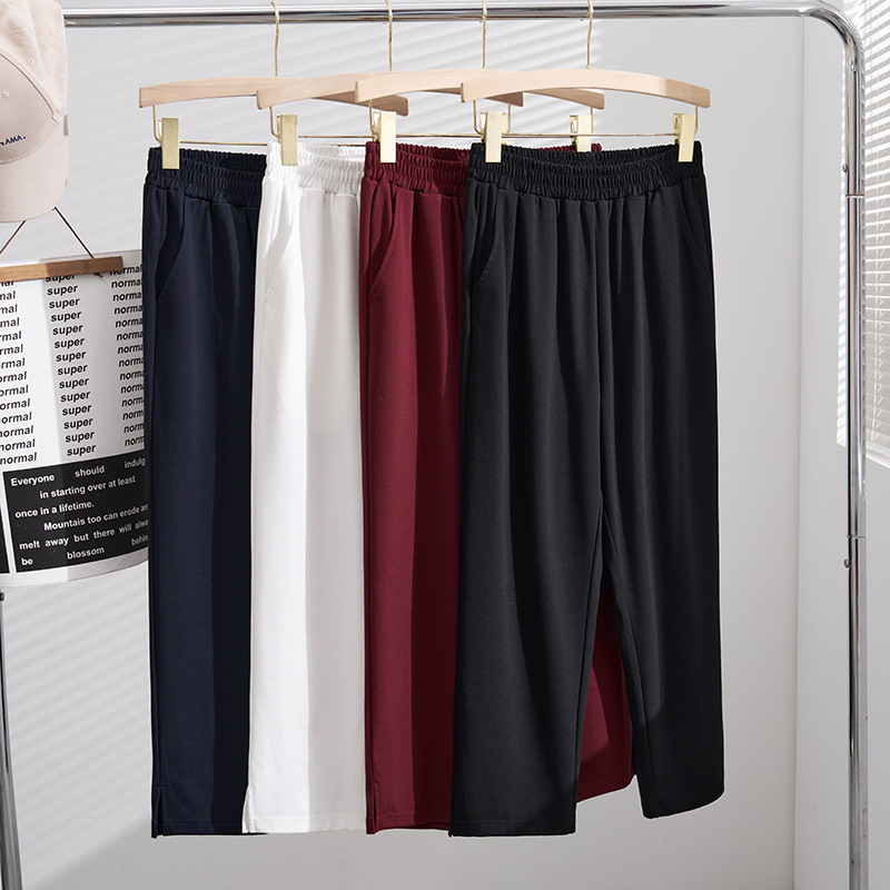 Pantaloni pentru femei plus size, stil coreean, croială slim, mărimea 240, pantaloni casual K6701