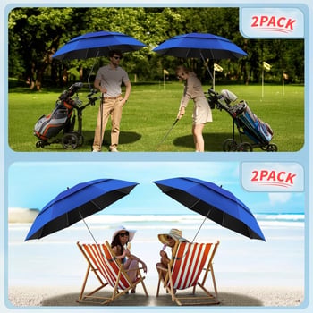 Nouă umbrelă de exterior cu protecție UV pentru pescuit și camping, umbrelă pliabilă pentru scaun de plajă cu clips.