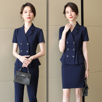 Set de costum feminin, stil coreean, pentru birou