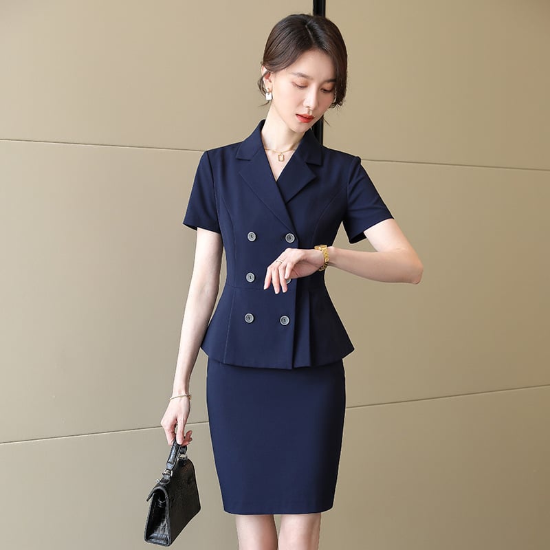 Set de costum feminin, stil coreean, pentru birou