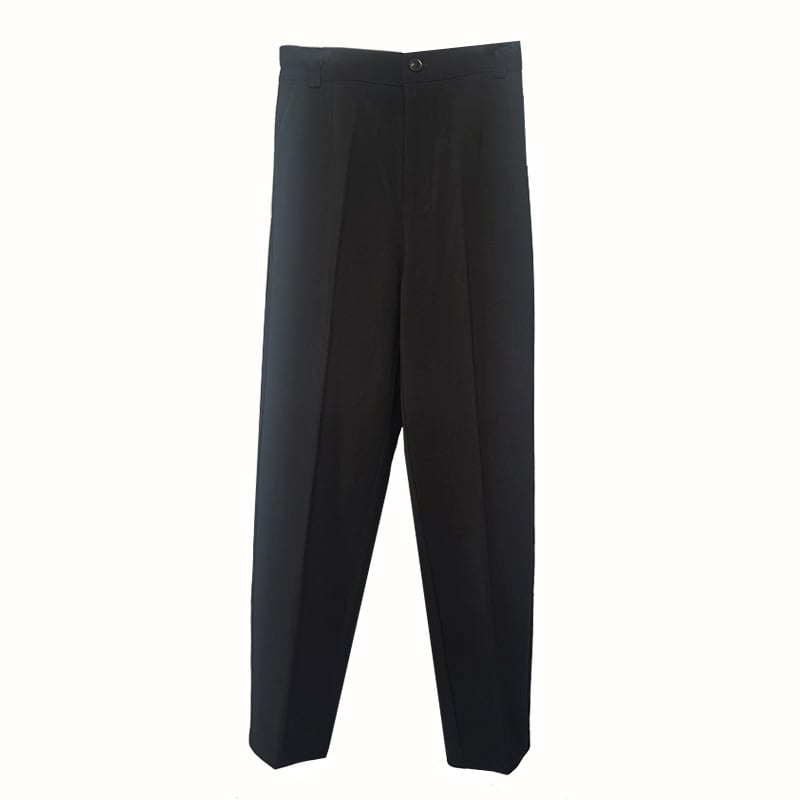 K01 Pantaloni casual pentru femei, mărime mare, primăvară, stil coreean OL, siluetă elegantă, poliester twill