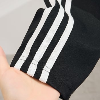 Pantaloni pentru femei mărime mare, vară 2026, stil coreean cu panouri de panglici, croială slim, lungime crop, cod K6829
