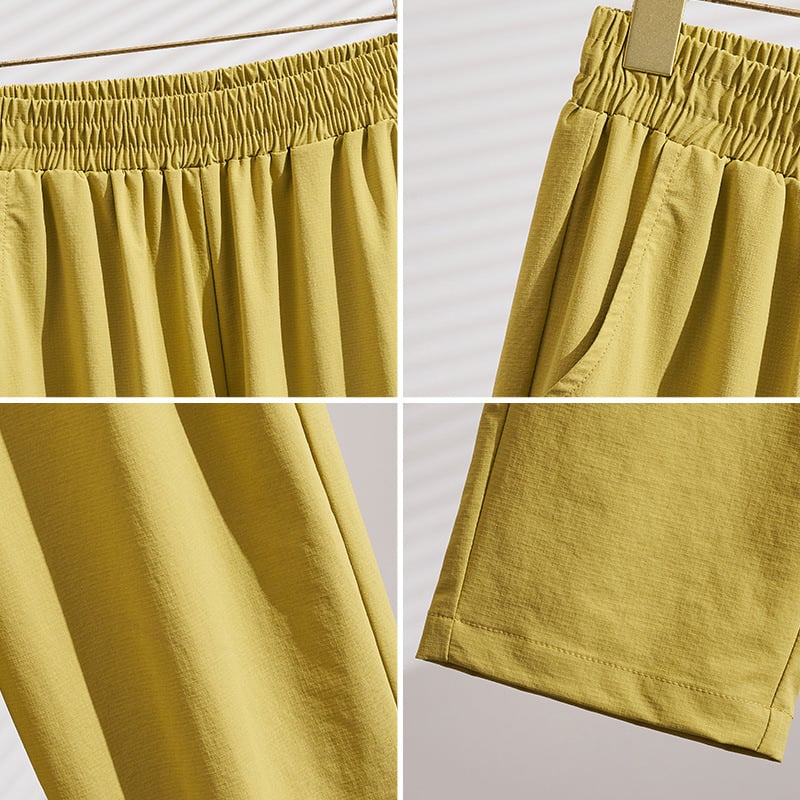 Pantaloni casual pentru femei, mărime mare, croi lejer, lungime 9/10, subțiri, uscare rapidă, K6818