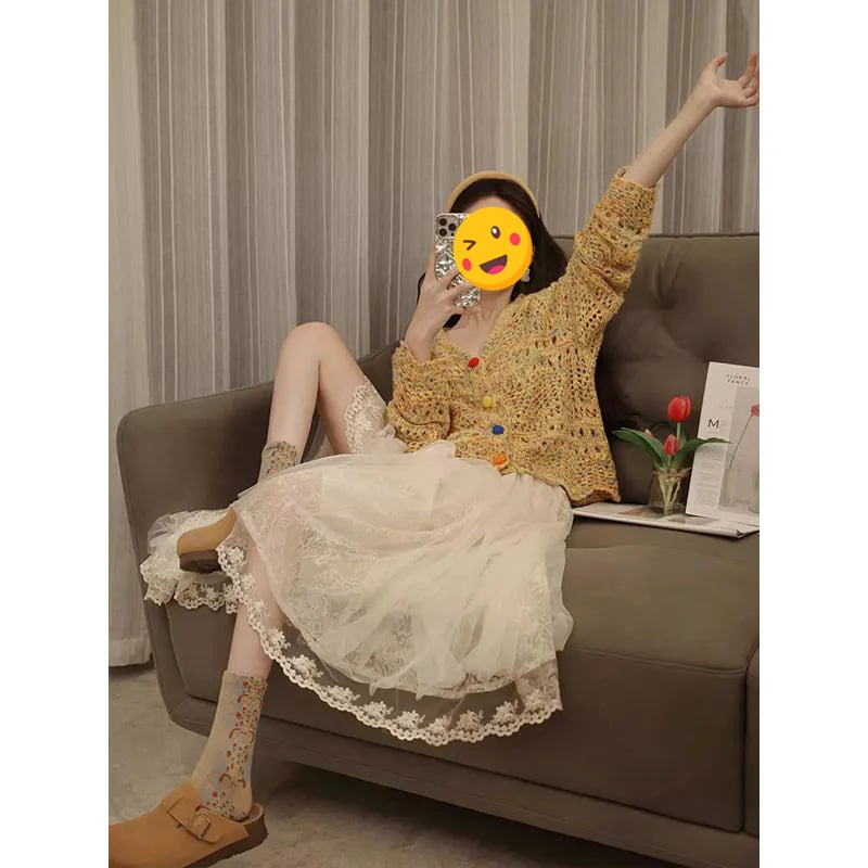 Set de două piese pentru femei: cardigan tricotat și rochie în stil Chanel, primăvară, siluetă flatează, două piese