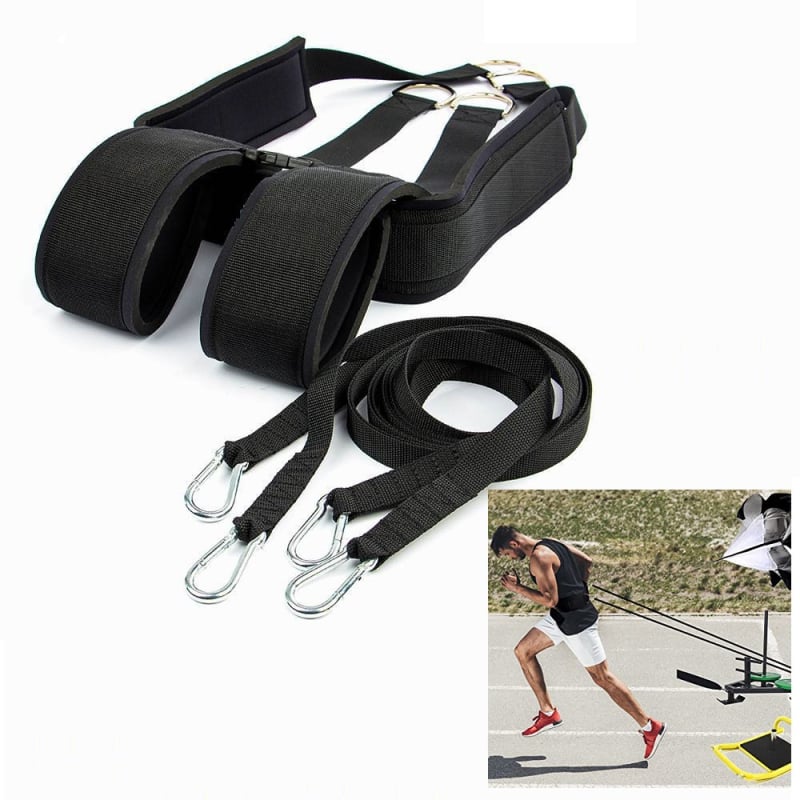 Centură de talie cu funie de rezistență pentru antrenament de fitness