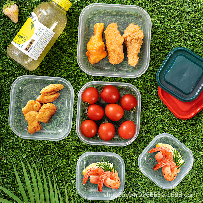 Set nou de 17 piese pentru depozitare alimente și fructe – cutii din plastic pentru conservare