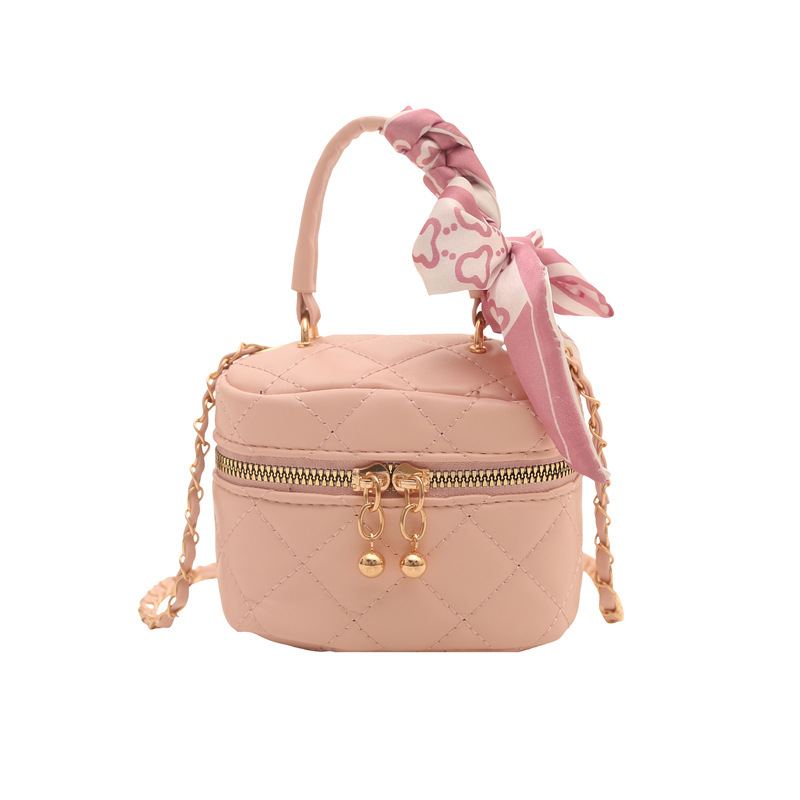 Geantă cu model diamantat, lanț, primăvară-vară 2026, crossbody elegantă și mică geantă pătrată