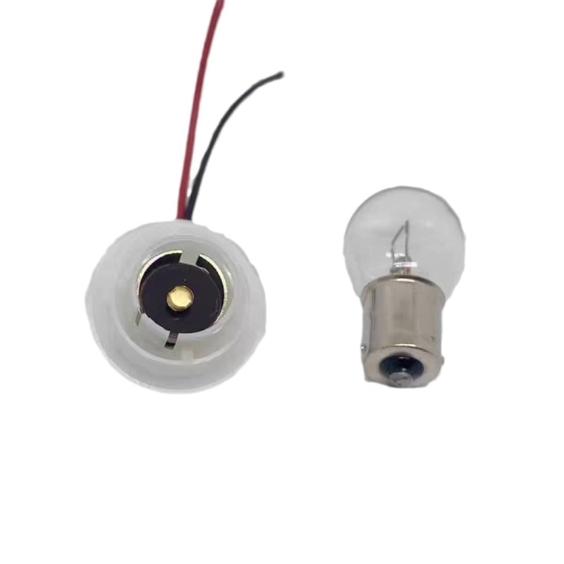 Microbuz 1141 conector cu pin plat pentru semnalizare cu fir unic, suport lampă de frână; 1176 pin plat cu fir dublu; 1016 înalt-jos