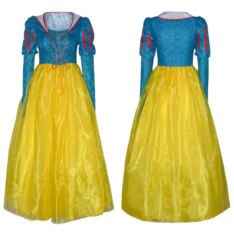 Rochie cosplay Albă ca Zăpada pentru Halloween