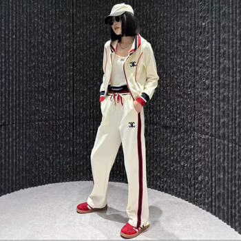 Set sport feminin cu glugă, două piese, 2024 modă casual, marcă premium