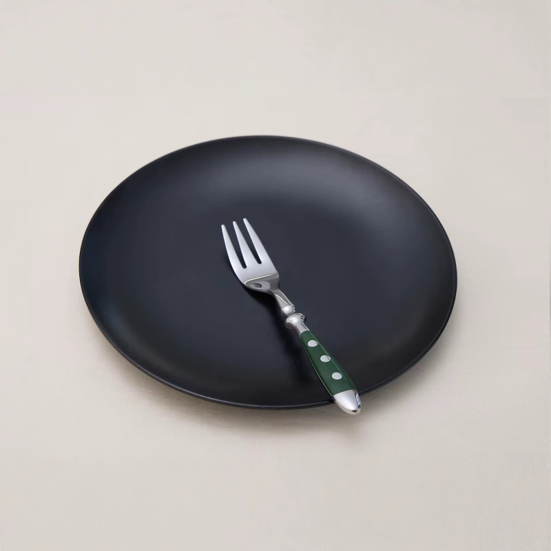Set de tacâmuri din oțel inoxidabil 430, trei piese (cuțit, furculiță, lingură) pentru hoteluri și restaurante occidentale, stil retro