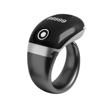 S7Pro Numărător Inteligent cu Aplicație, Numărător pentru Degete, Inel Type-C cu Bluetooth