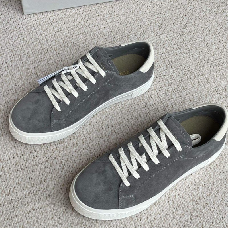 Pantofi sport casual unisex din piele moale, șireturi, înălime medie, talpă din cauciuc respirabil