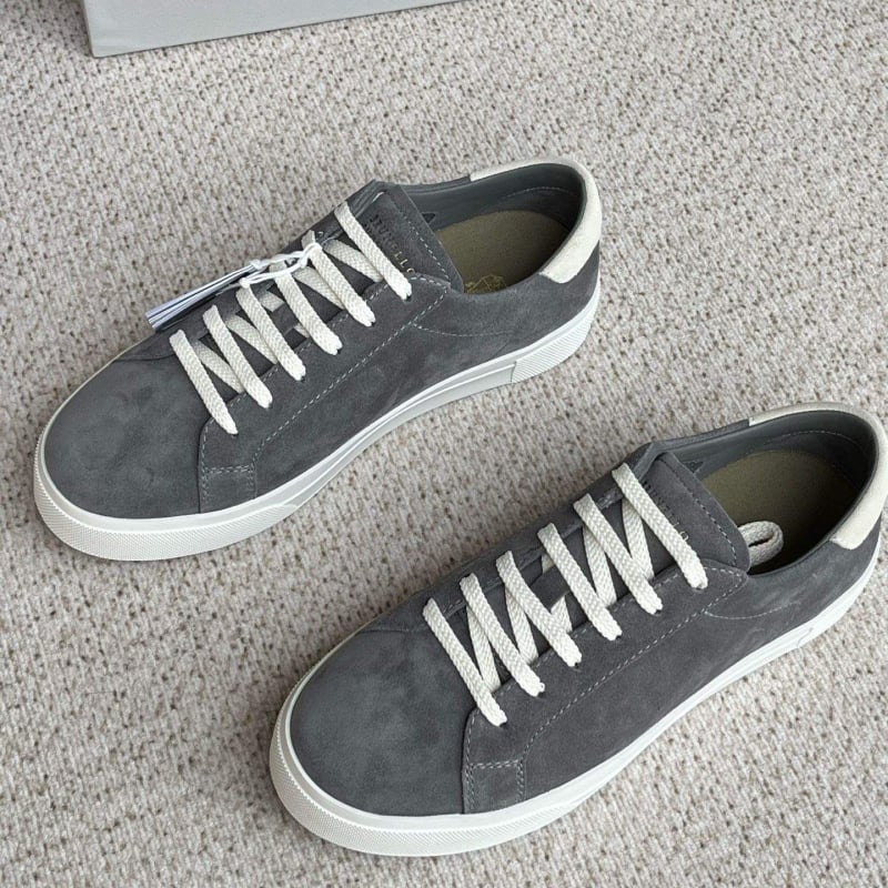 Pantofi sport casual unisex din piele moale, șireturi, înălime medie, talpă din cauciuc respirabil