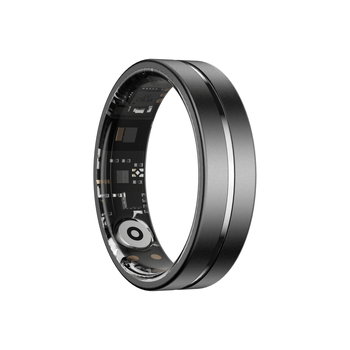 Inel inteligent Bluetooth AI cu monitor de ritm cardiac și urmărire a sănătății, monitorizare somn și activitate, oxigen în sânge, pași, distanță și calorii, impermeabil 5ATM