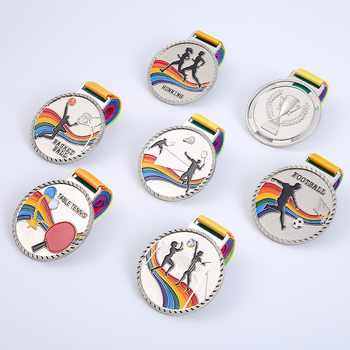 7 cm medalja od cinkovog legura s pozlaćenim slojem, za sportske događaje i učenike, prilagodljiv logo, svečana nagrada