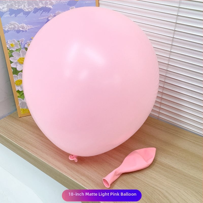 Set baloane roz deschis, finis mat, rotunde 25–30 cm, pentru decor de nuntă și zi de naștere, cu siglă imprimată