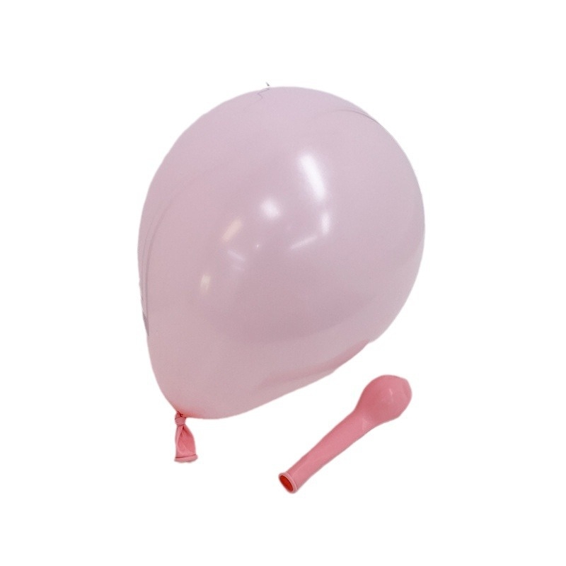 Set baloane roz deschis, finis mat, rotunde 25–30 cm, pentru decor de nuntă și zi de naștere, cu siglă imprimată