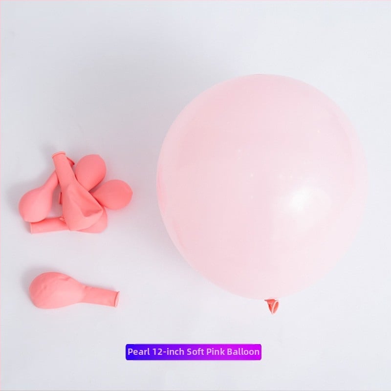 Set baloane roz deschis, finis mat, rotunde 25–30 cm, pentru decor de nuntă și zi de naștere, cu siglă imprimată
