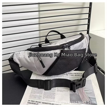 Geantă de talie pentru telefon, ușoară, stil japonez, crossbody unisex