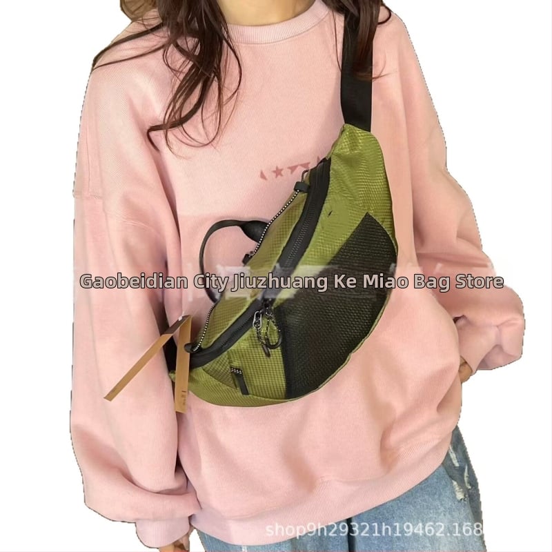 Geantă de talie pentru telefon, ușoară, stil japonez, crossbody unisex