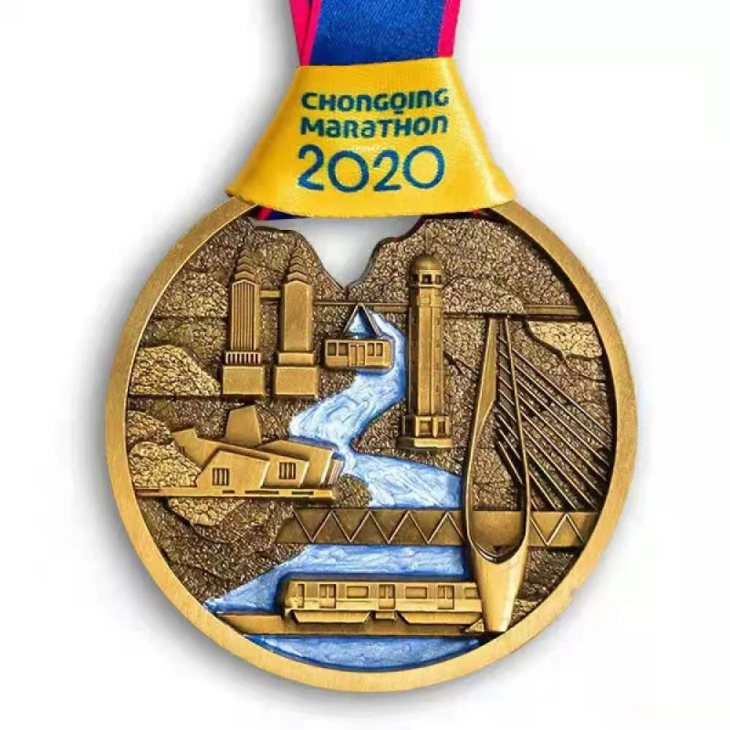 Metalne medalje za sportske događaje i maratone, zlatne, srebrne i brončane memorijalne medalje, veleprodaja