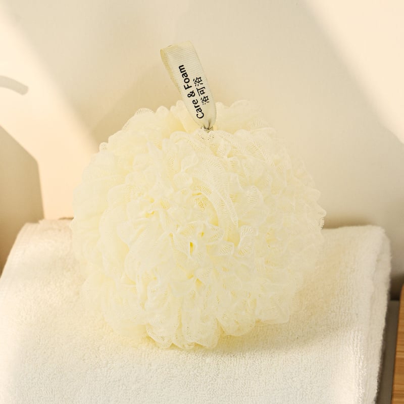 Floare de baie cu alge marine, stil japonez, durabilă, nu se descompune, 60 g, spumă moale pentru baie