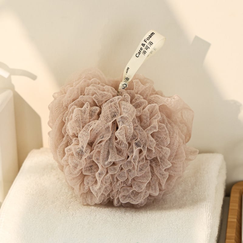 Floare de baie cu alge marine, stil japonez, durabilă, nu se descompune, 60 g, spumă moale pentru baie