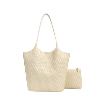Geantă tote tricotată premium pentru femei, spațiu mare, utilizare zilnică, stil simplu și elegant, cu bretea dublă