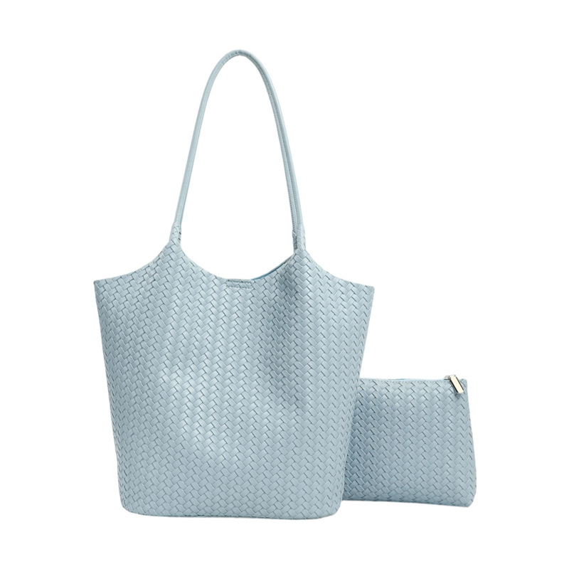 Geantă tote tricotată premium pentru femei, spațiu mare, utilizare zilnică, stil simplu și elegant, cu bretea dublă