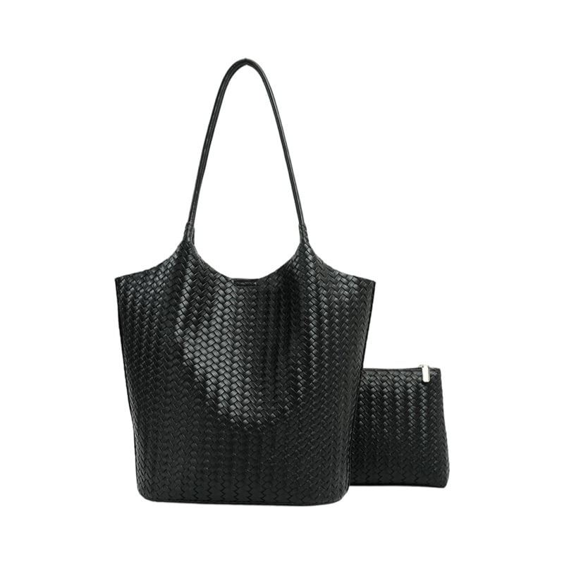 Geantă tote tricotată premium pentru femei, spațiu mare, utilizare zilnică, stil simplu și elegant, cu bretea dublă