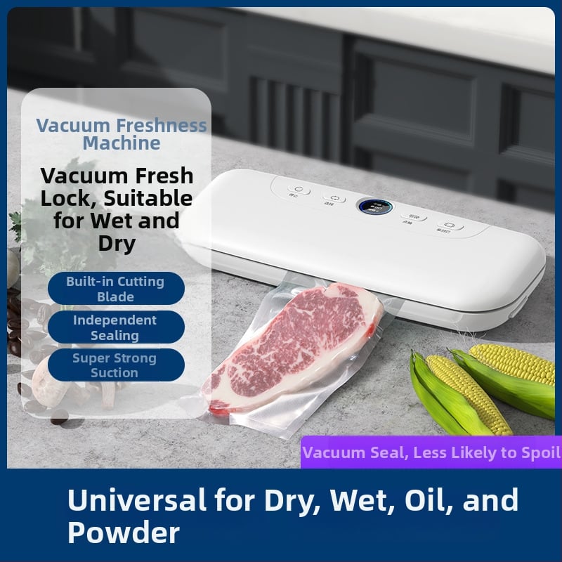 Mașină de vidat all-in-one pentru conservarea alimentelor, compactă pentru uz casnic