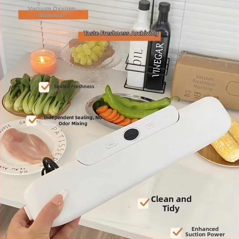 Mașină de vidat all-in-one pentru conservarea alimentelor, compactă pentru uz casnic