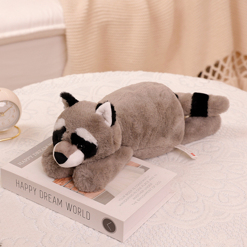 Mulula мека плюшена възглавница със животни - Raccoon, Fox, Sloth, Crocodile