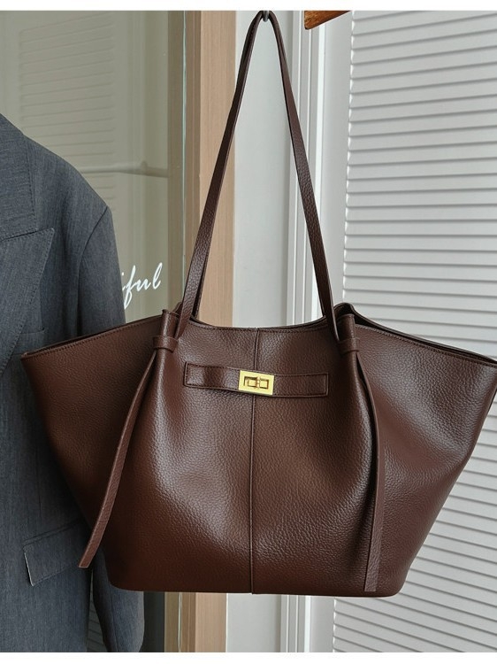 Geantă tote ușoară, cu capacitate mare pentru deplasări zilnice, design elegant cu aripi
