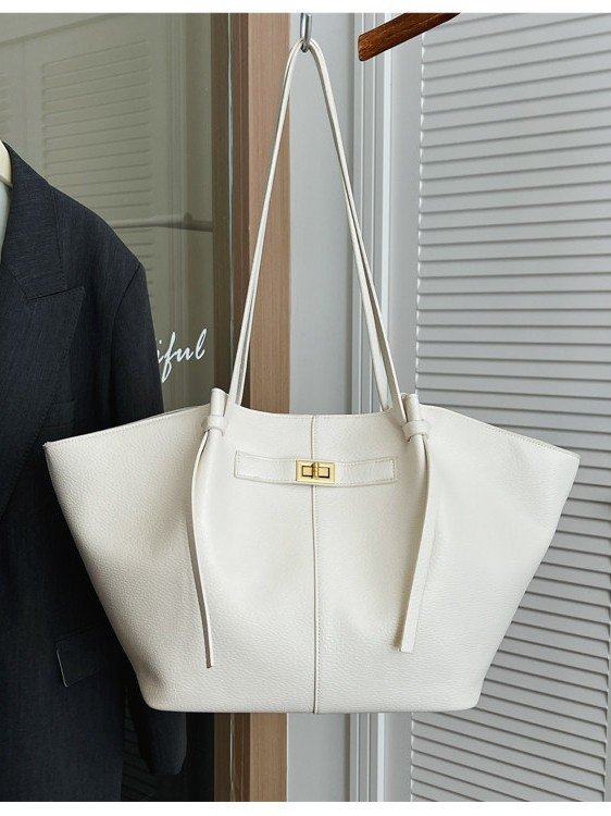 Geantă tote ușoară, cu capacitate mare pentru deplasări zilnice, design elegant cu aripi